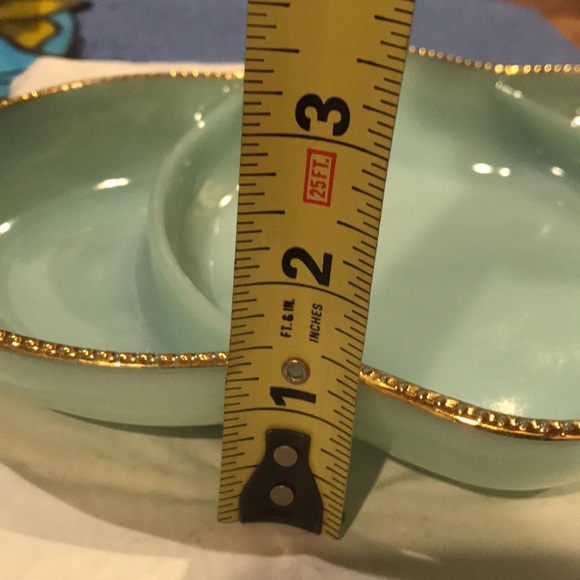 Fire King Blue Relish Dish - Picture 6 of 6